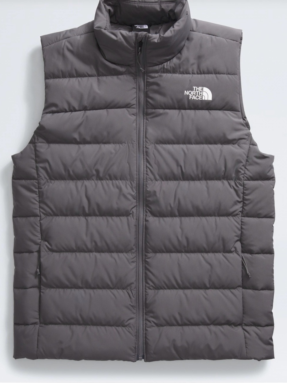 The North Face Men's Dark Gray Quilted Insulated Vest